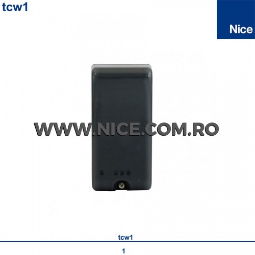 Transmitator wireless cu baterie pentru bordura sensibila Nice Tcw1